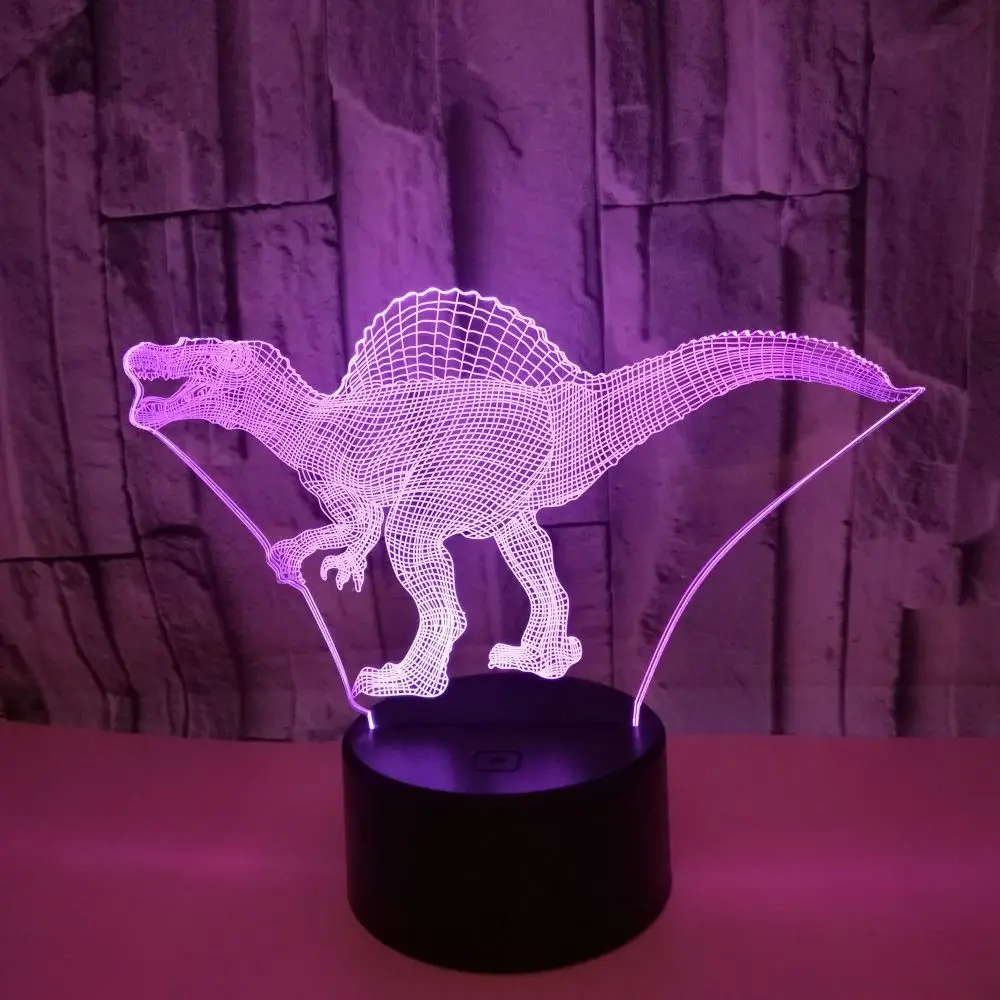 

Dinosaur Series 16 Color 3D LED Night light Lamp Remote Control Table Lamps Toys Gift For kid Home Decoration 3D Night Light
