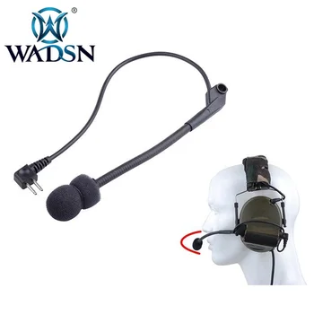 

WADSN Tactical Headset Mic Part For COMTAC II Military Hunting Earphone Mike Airsoft Headphone Boom Microphone Headset Accessory