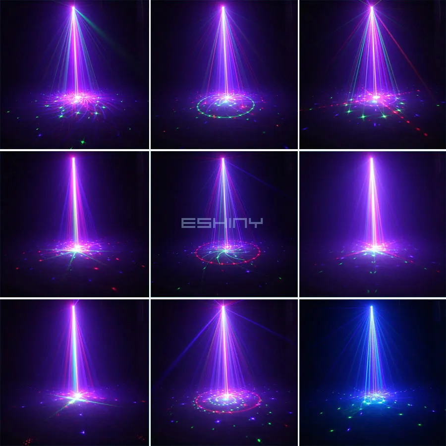 ESHINY Outdoor IP65 RGB Laser Garden Landscape Light Moving 72 Patterns Projector Remote Xmas Party House Wall Tree B210N6 3