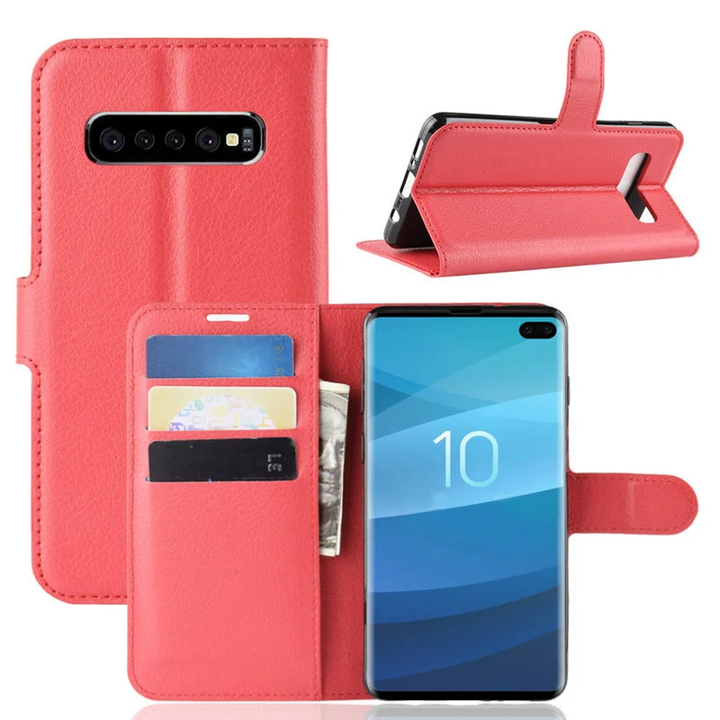 Flip Case S10 Wallet Phone Case Goospery Samsung Galaxy S10 Canvas