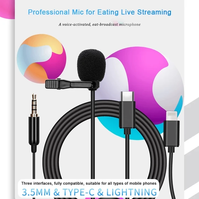 작은 꿀벌처럼 작고 휴대할 수 있는 마이크