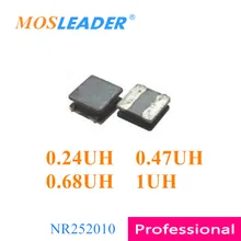Mosleader 1000 adet NR252010 0.24UH 0.47UH 0.68UH 1UH 2.5*2*1.0 R24 R47 R68 1R0 çinde yapılan yüksek kaliteli indüktörler