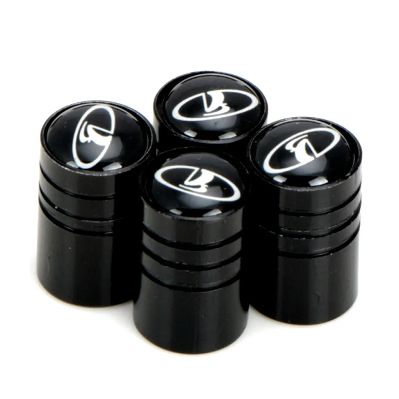 4 шт. алюминиевые колпачки для клапанов для автомобильных колес, клапаны для штока шин, воздушные колпачки для hyundai, Mazda, Lada, Bmw, Kia, Jeep, Opc, Nissan, VW, аксессуары