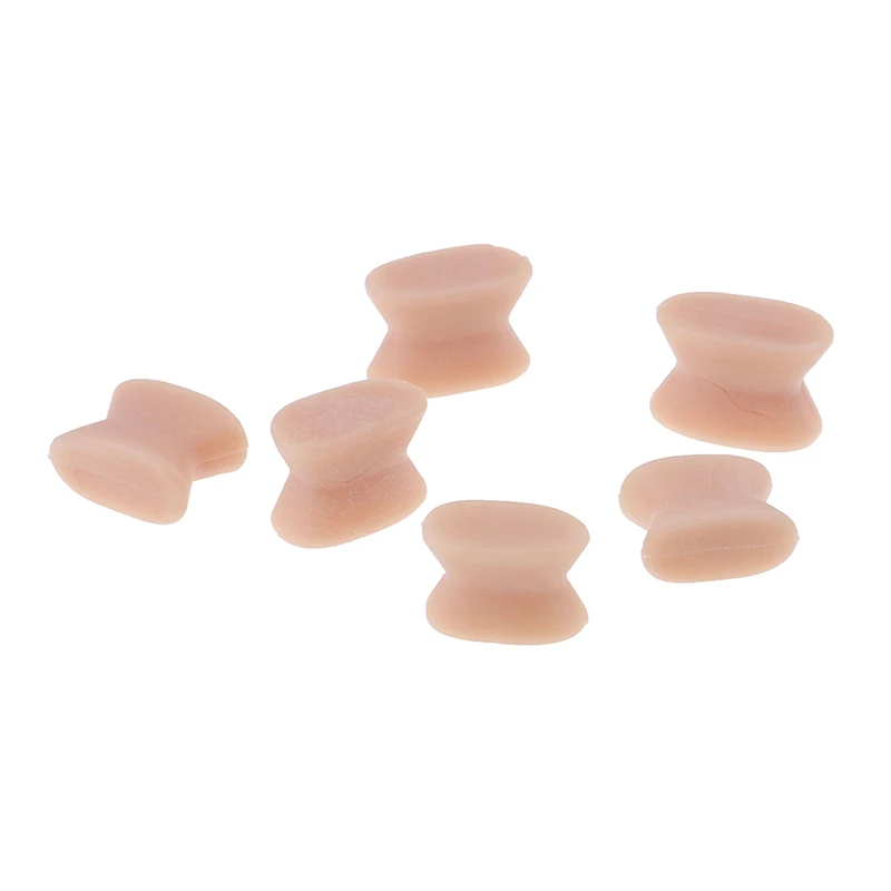 Toe Separators 2pcs = 1pair Silicone Gel Toe Separator Hallux Valgus Thumb Overlapping Repair Bunion Corrector Bone Orthotic Straightener 3 Size