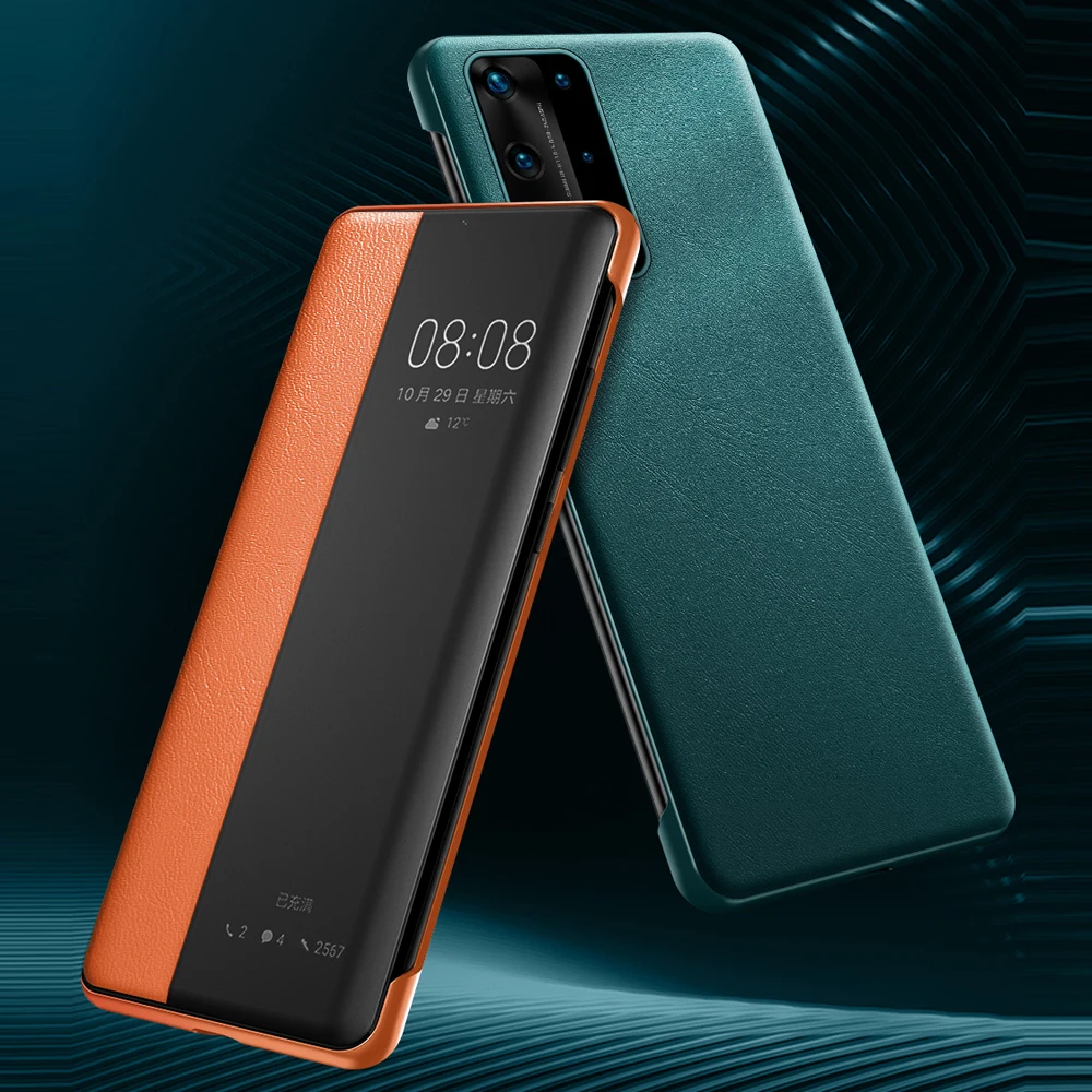 Флип-чехол из искусственной кожи для Huawei Mate40 Mate 40 30 Pro RS Plus 40pro P30 P40 P40Pro | Мобильные