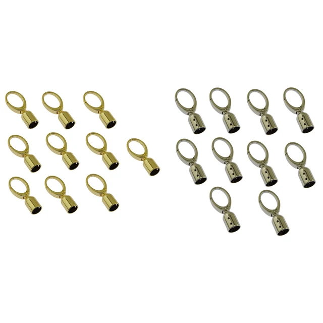 (10 Pieces/Lot) DIY Handbag Leather Rope/Tassel Bell Spring Opening Bag Hook Hardware Accessories