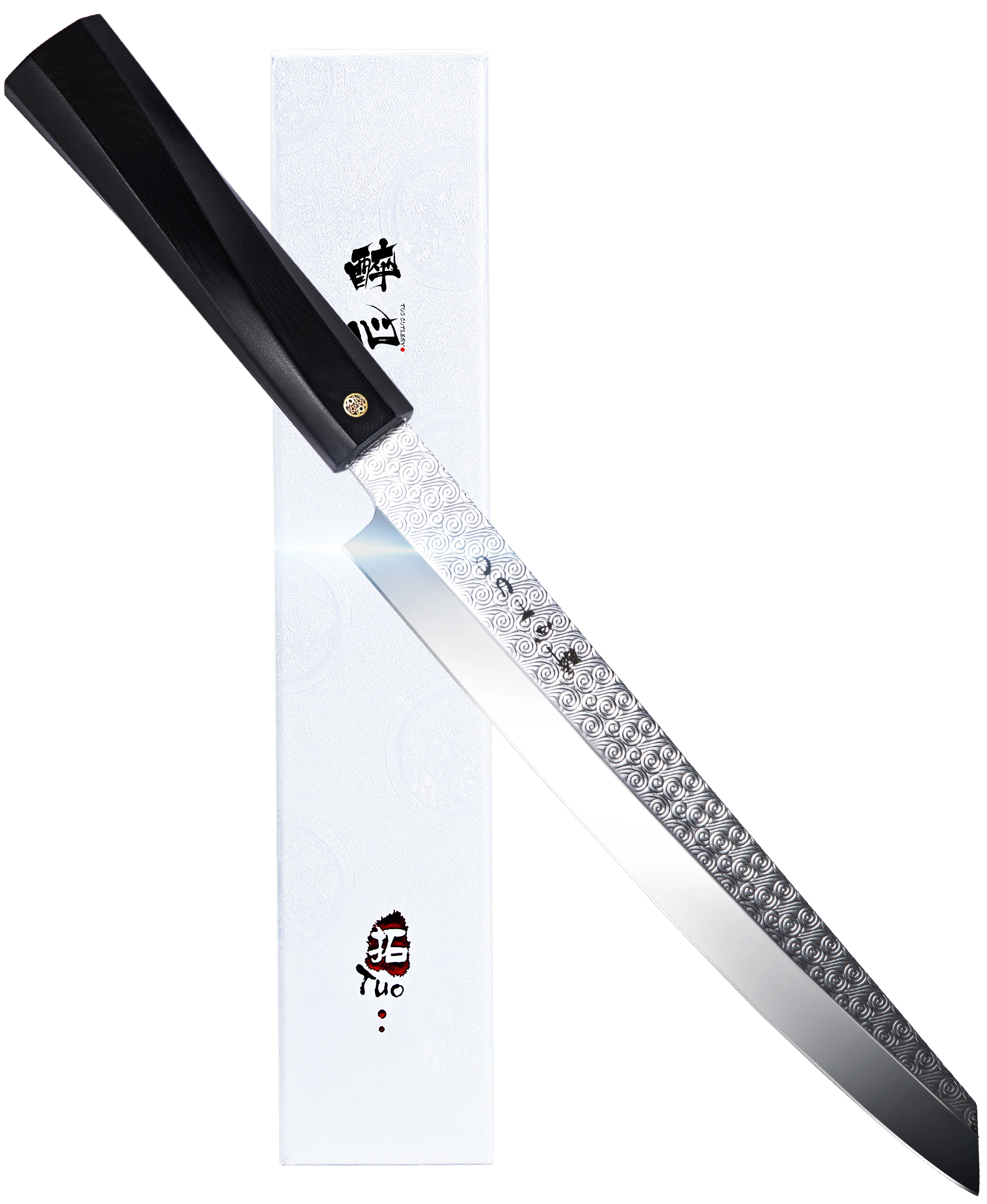 TUO Sashimi суши нож янагиба-японский кухонный нож 8,2" с AUS-8 из нержавеющей стали супер острое лезвие-нож для нарезки