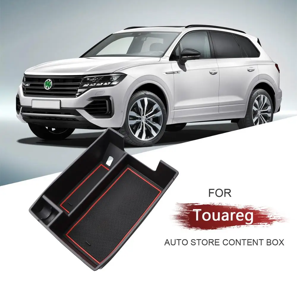 

LFOTPP Central Control Armrest Box For Touareg 3th 2019 2020 Auto Interior Storage Stowing Tidying Accessories Blue Red White