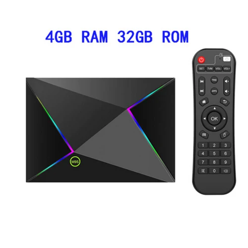 M9S Z8 Smart tv Box 6K Android 9,0 tv Box 4 ГБ ОЗУ 32 ГБ/64 Гб ПЗУ четырехъядерный H.265 USB3.0 2,4G Wi-Fi передатчик для интернет-телевидения декодер PK X96 X - Цвет: 4G 32G TV BOX