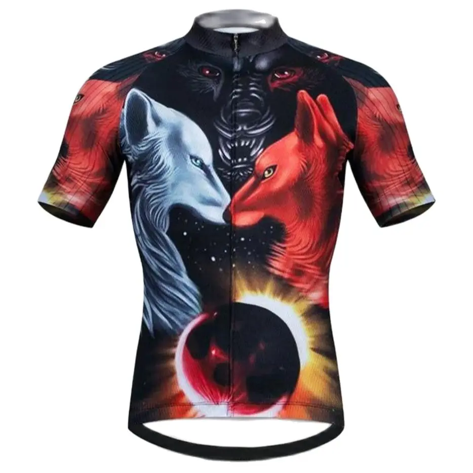 Cycling Jersey Cycling Shirt WULITOTO summer Bicycle Top Shirt Short Sleeve MTB Jersey sport Breathable cycling Jersey For Men