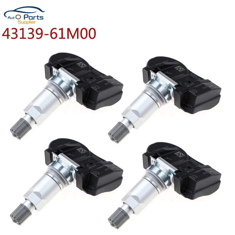 4 шт. 43139-61M00 датчик давления в шинах для Suzuki Vitara SX4 S-cross Ignis Baleno Swift Jimmy 4313961M00 43130-61M00, 4313061M00