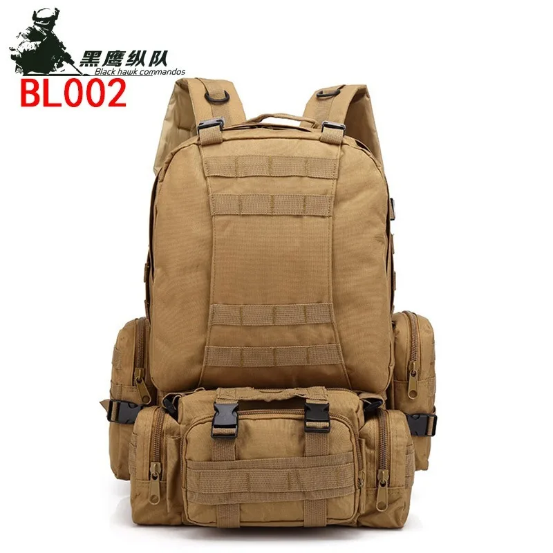 

Multifunctional Tactical Mountaineering Bag Outdoor Camouflage Backpack Combination Bag Travel Bag