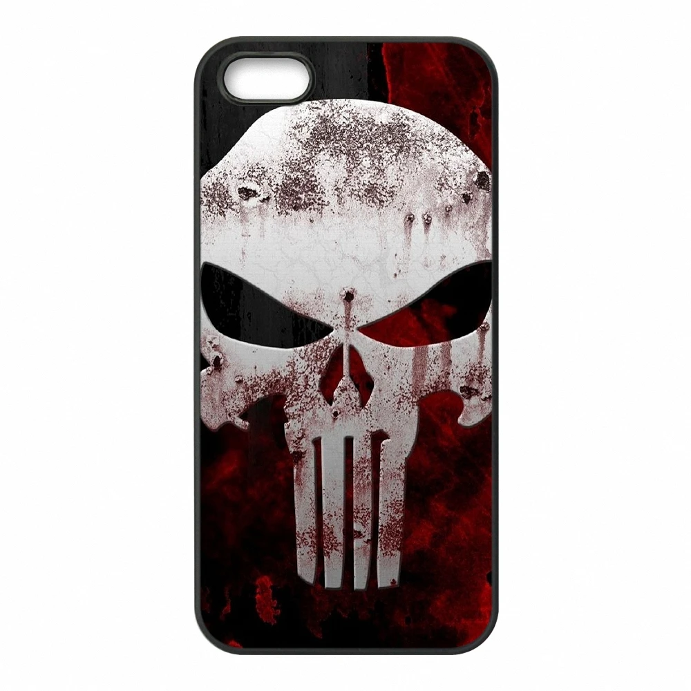 Коричневый Чехол для телефона с рисунком черепа KETAOTAO для iPhone 4S, se, 5, 6, 5C, 5S, 6 s, 7, 8, SE, 5, 6 Plus, X чехол из мягкого ТПУ, резины, силикона - Цвет: Коричневый