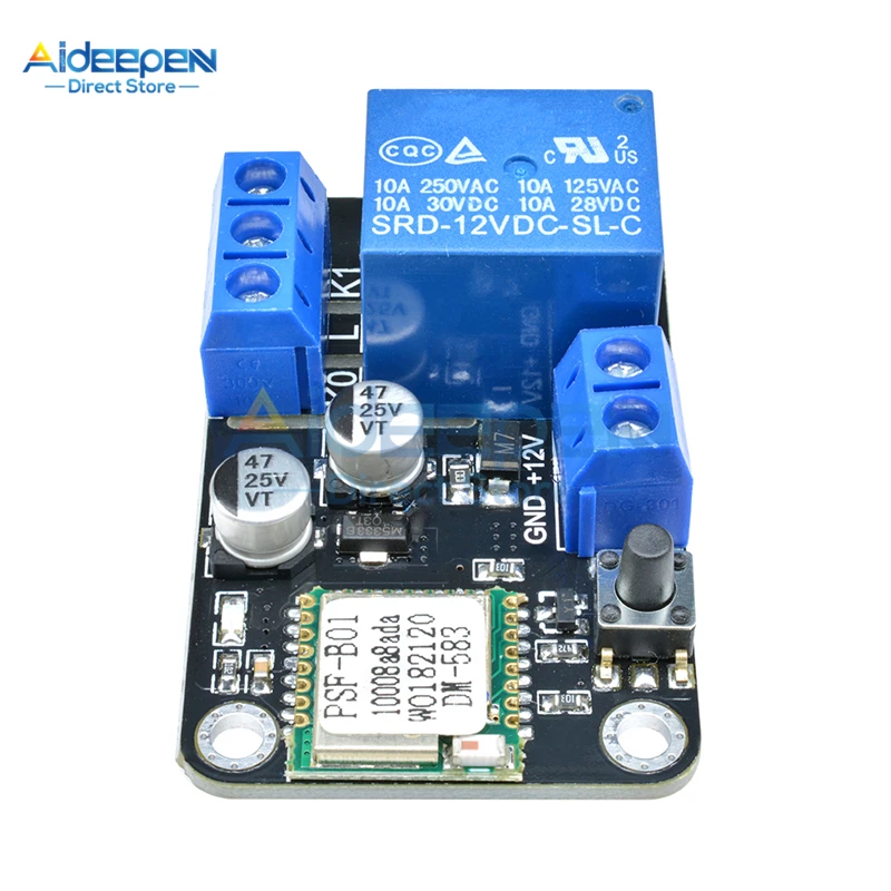 Беспроводное реле времени с Wi Fi 12 В постоянного тока ESP8285|Выключатели| |