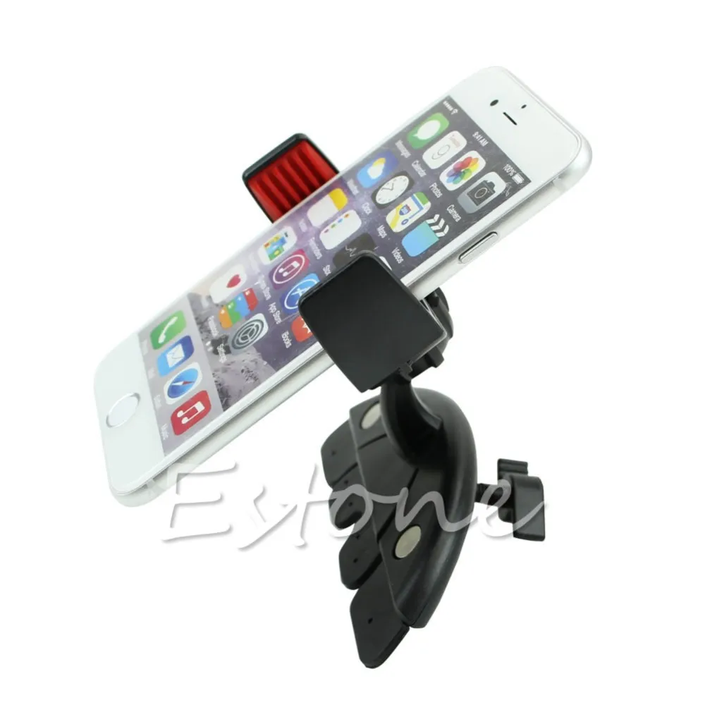 1 шт. удобный CD слот 360 градусов авто держатель подставка для iPhone samsung смартфон, GPS qyh