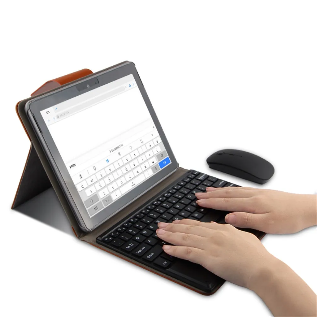 10,0 дюймов Медиа Pad Съемная клавиатура Bluetooth чехол Флип кожаный чехол для поверхности против грязи царапин брызг пятен