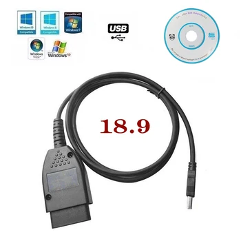 

New VAG HEX + CAN interface COM 18.9 Cord for Seat 18.9 English Spanish OBD2 diagnostic scanner tool