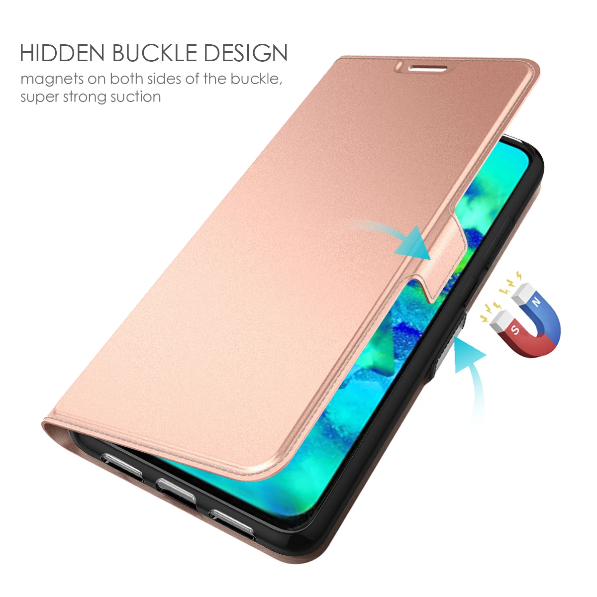 Чехол для UMIDIGI A5 Pro из искусственной кожи с магнитной пряжкой, откидная подставка, кошелек, чехол для телефона UMIDIGI A5 Pro, чехол для карт, держатель для карт