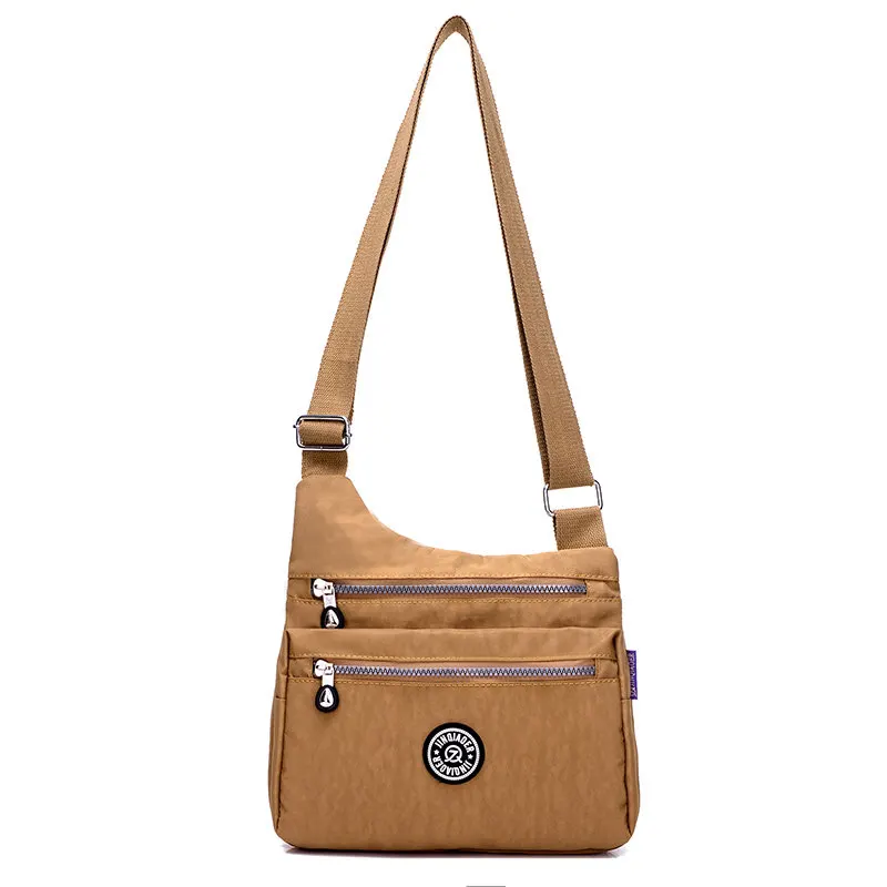 Beige Новые нейлоновые сумки для женщин сумки через плечо для женщин сумка через плечо bolsos mujer de marca famosa sac основной femme хозяйственная сумка - Цвет: Beige