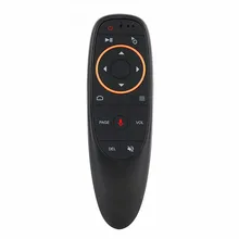 Mini télécommande gyroscopique G10s Fly Air Mouse, 2.4GHz, sans fil, avec commande vocale, pour jeu, Box Tv Android
