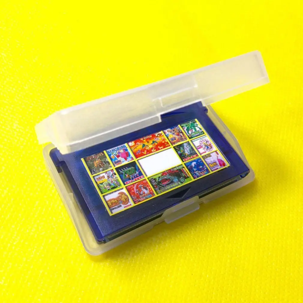 Хорошее качество для GBA игровые карты картриджи пластиковый материал прозрачный