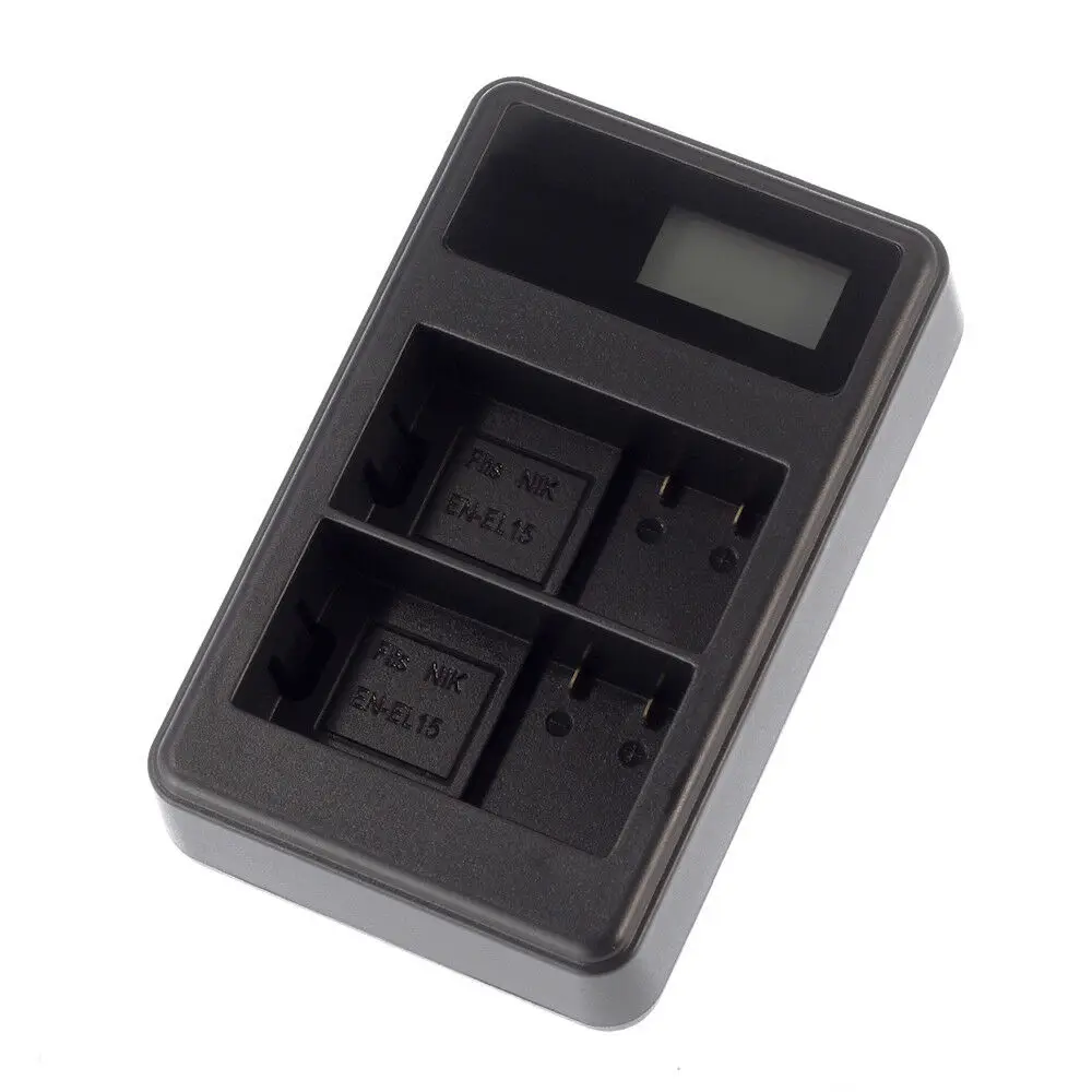 USB Двухканальное зарядное устройство для Nikon D500 D850 D7500 D7100 D7200 D610 EN EL15|charger for|charger for