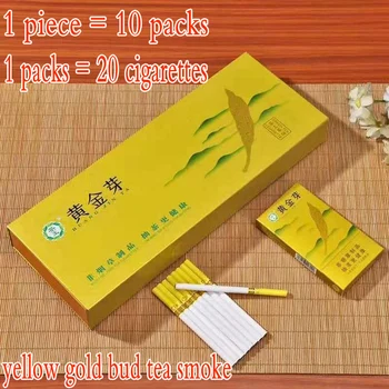 

tea Smoke Thick Healthy yellow gold bud tea smoke Smoking Cessation 100% Smokeless-100% Nicotine Free