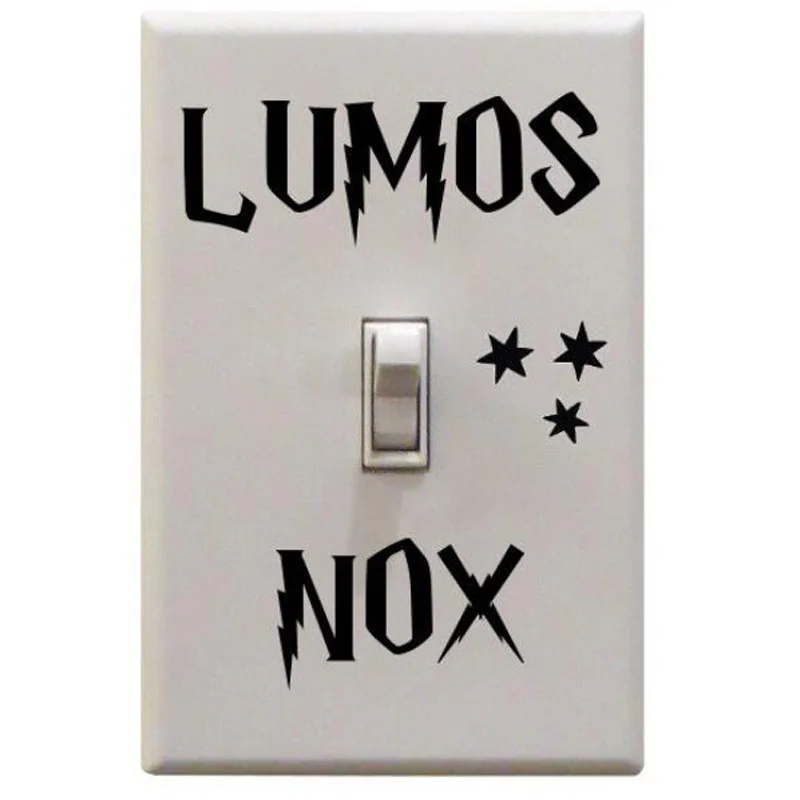 Lumos Nox мультфильм DIY стикер на стену s для детской спальни гостиной настенный декор комнаты Украшение стены стикер домашний декор