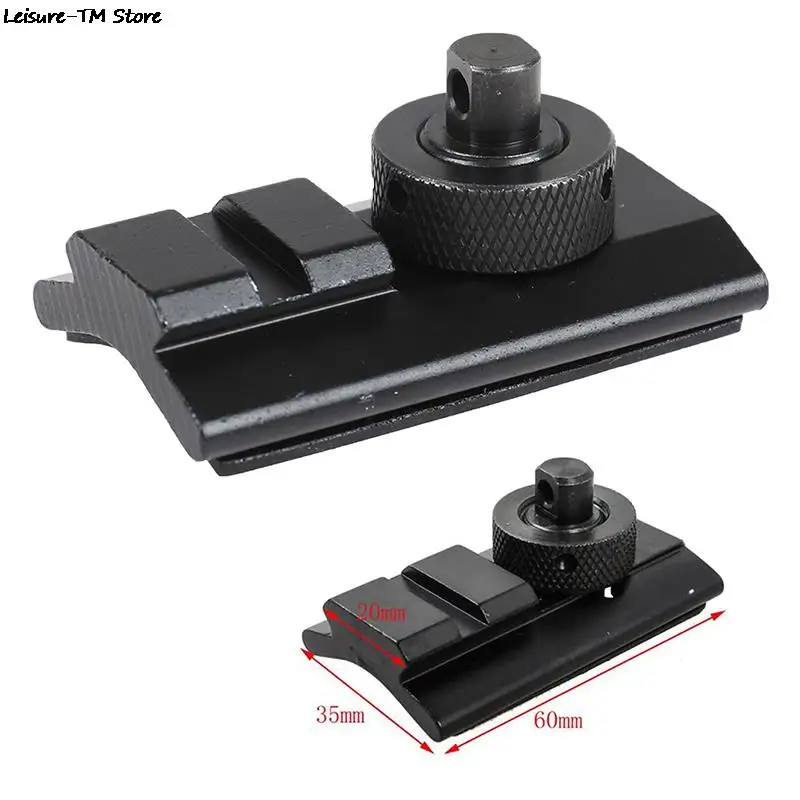 

CS Tactical Airsoft Rifle Hunting Shooting Bipod Slot Adaptor 20mm Bipod Adapter