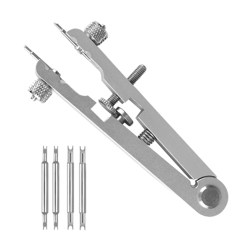 

6825 Watch Belt Remover Adjustment Tool Professional V-Type Spring Rod Clamp for Clock Manufacturing Tools
