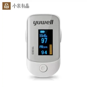

Youpin Blood Oximeter 303/102 Finger Clip Medical Blood Oxygen Saturation Test Finger Pulse Tester Automatically Shuts Down Home
