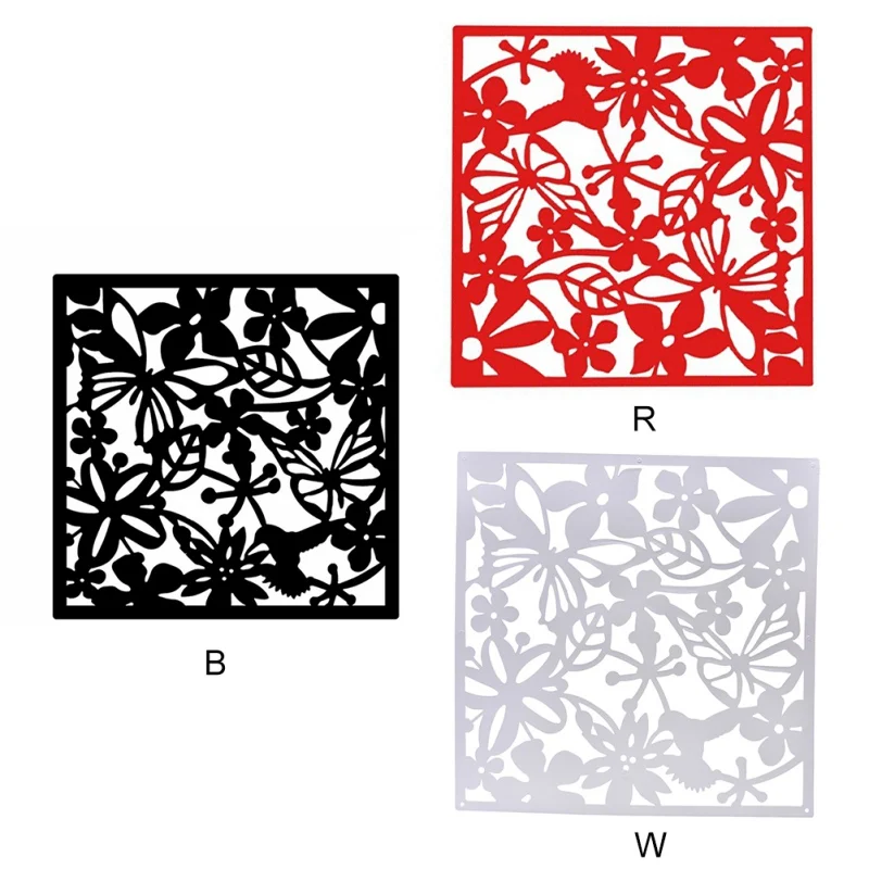 40x40 см бабочка птица цветок выдалбливают Висячие экран перегородка разделительная Панель Гостиная занавес украшение стены дома