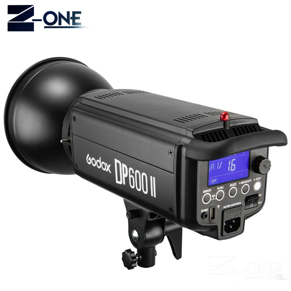 Godox DP600II GN80 с X system Studio Speedlite вспышка света 110 В или 220 В Входная мощность 600WS с лампой и стандартным отражателем