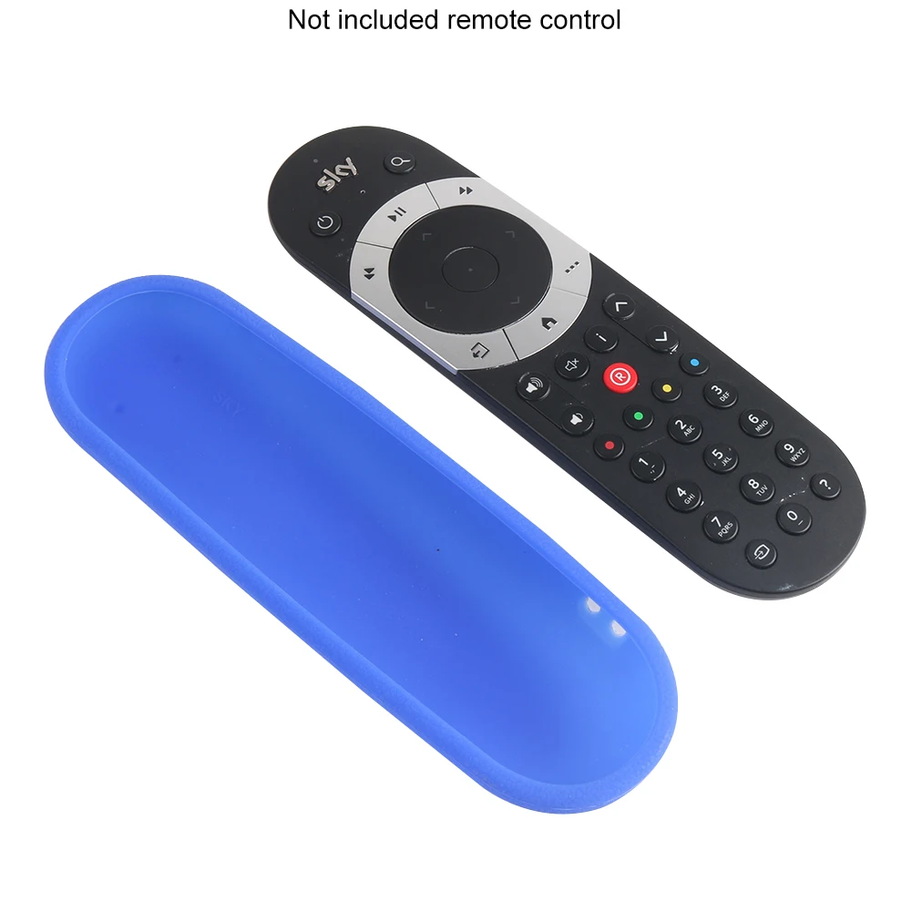 

Remote Control Cover Protective Case Anti Lost Shockproof Silicone Pouch Holder Storage Skin Friendly Washable Home For Sky Q