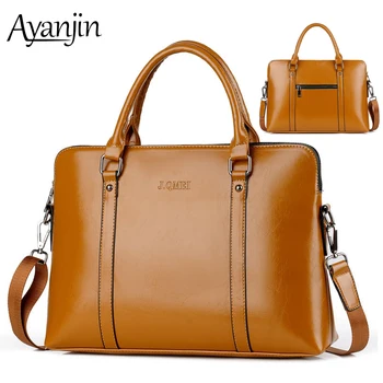 

PU Leather Waterproof 14 15.6 Laptop Messenger Bag For Macbook Air 13 A1932 2018 2019 Case 13.3 15 Women Handbag Shoulder Bags