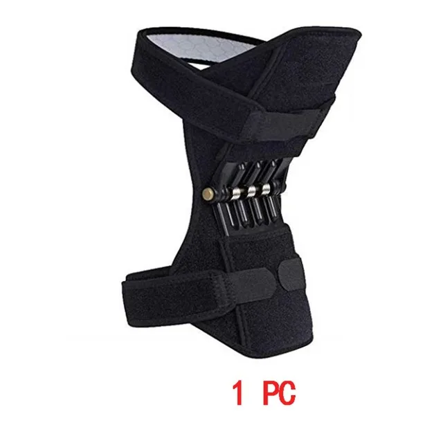 1pc without box Новые Нескользящие наколенники для поддержки суставов, подтягивающие наколенники, Подарочная коробка, мощная пружинная защита - Цвет: 1pc without box