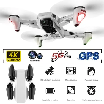 

2020 NEW S103 Pro Drone With 4K Camera RC Quadcopter Drones HD 4K GPS 5G WIFI FPV Foldable Dron Helicopter Toy VS F3 S167 SG906