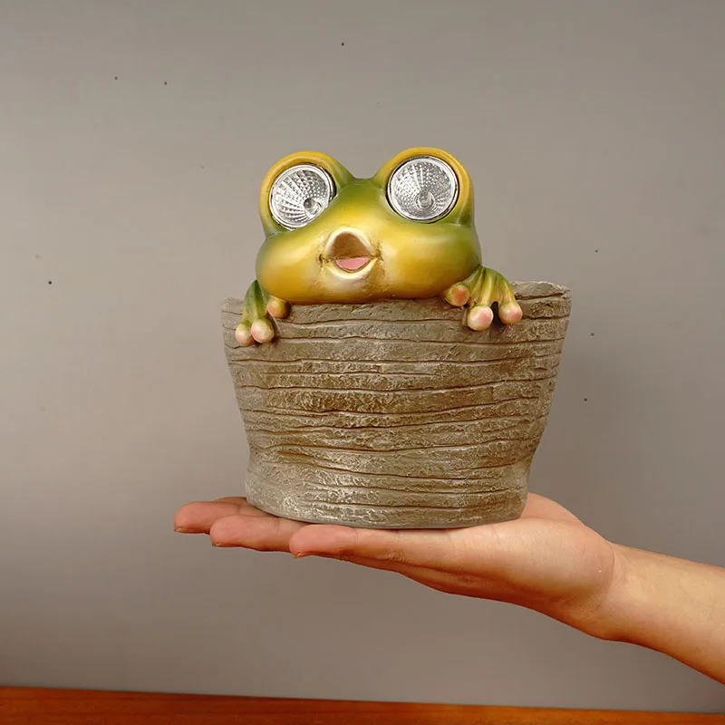 Accessory Home Decoration Goods For And Comfort Statue Sculptures Figurines Interior Ornaments Frog Storage Solar Light | Дом и сад