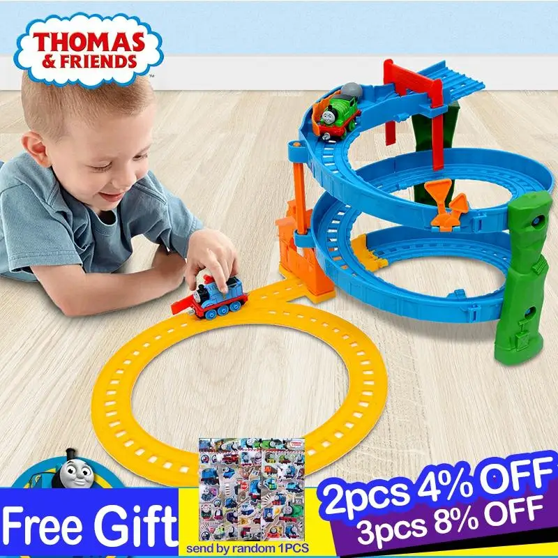 Оригинальный шлейф Thomas and Friends Percy Raceway 1:43 литая детская развивающая машинка трек