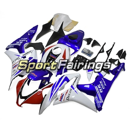 Обтекатели для Honda CBR600RR F5 год 2007 2008 07 08 ABS мотоцикл обтекатель комплект Кузов Мотоцикл Cowling синий белый красный панели