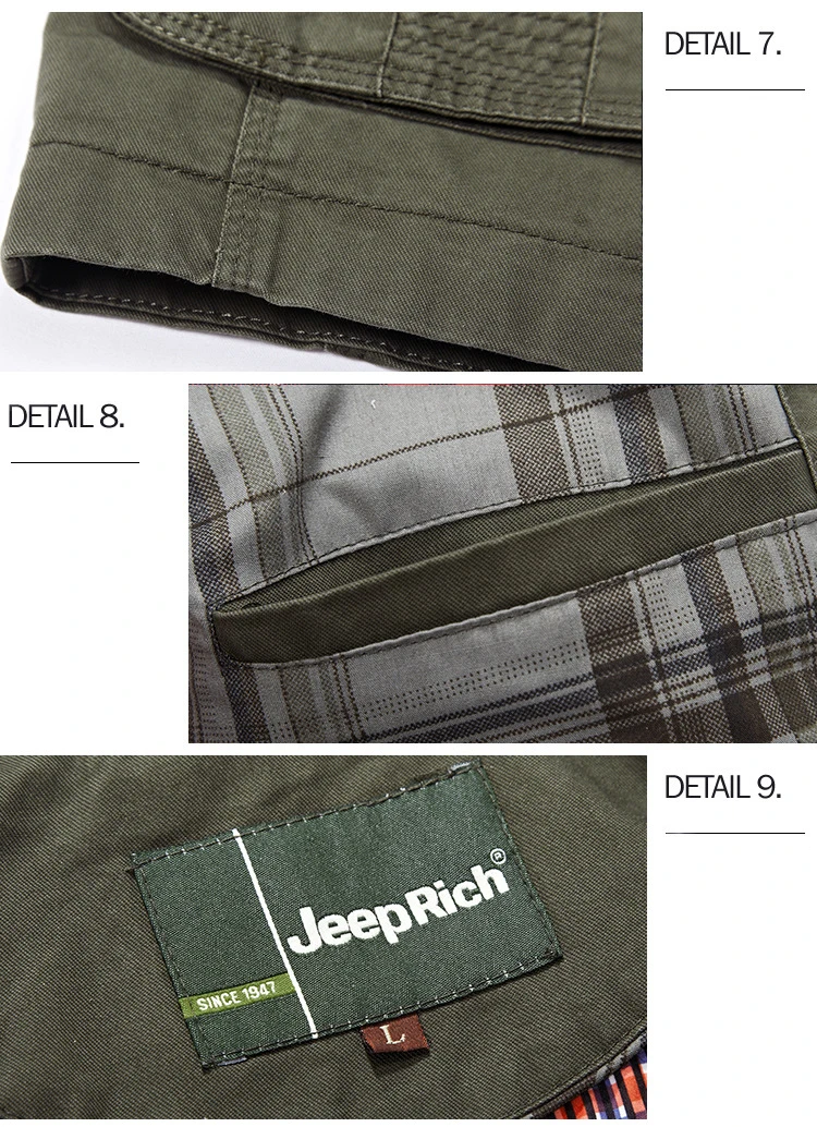 Jackets Plus Size 7XL 8XL Autumn Military Jacket Men Cotton Coats Multi-pocket Mens Windbreaker Outerwear Bomber Jackets