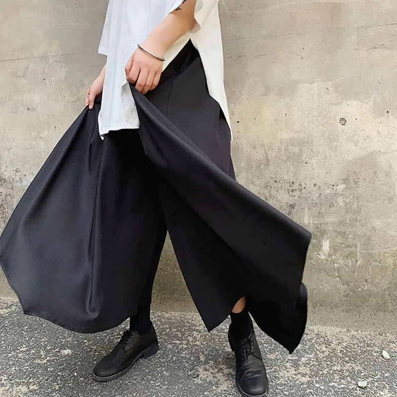Men's Wide-Leg Pants Spring And Autumn New Neutral Minimalist Male Slave With The Same Fashion Super Loose Large Size Pants