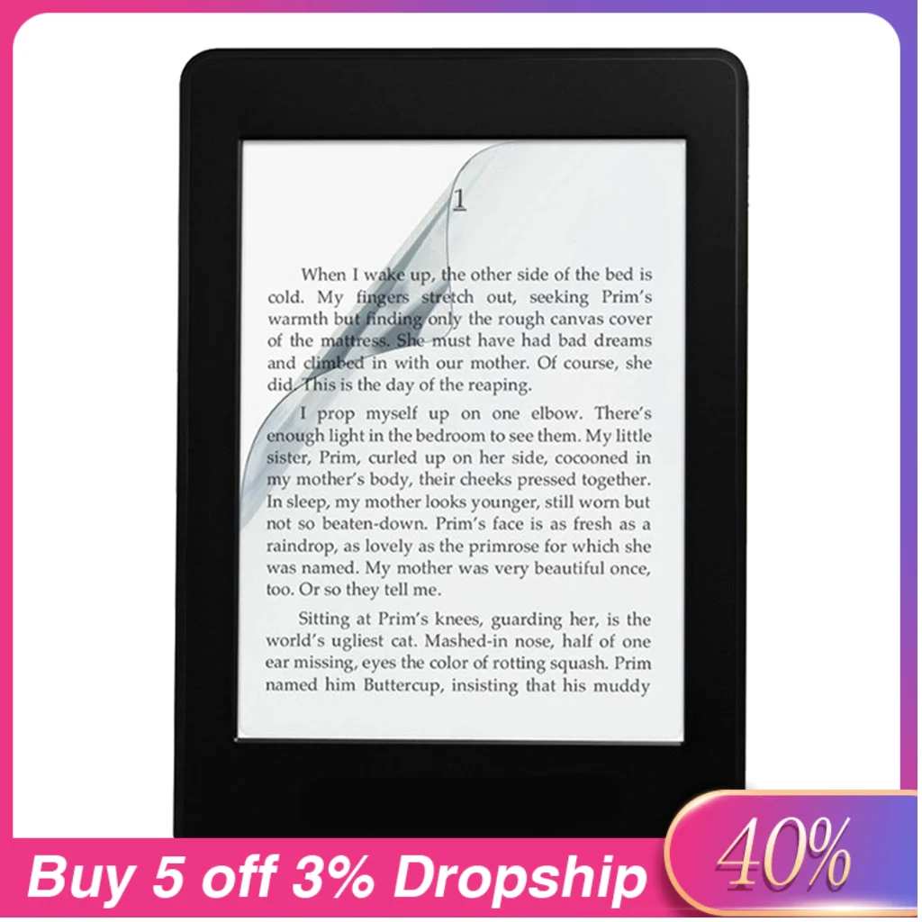 

Clear Soft Hydrogel Film TPU Screen Protector For New Kindle paperwhite 4 2018 Protective Film Tempered Glass Tablet Film