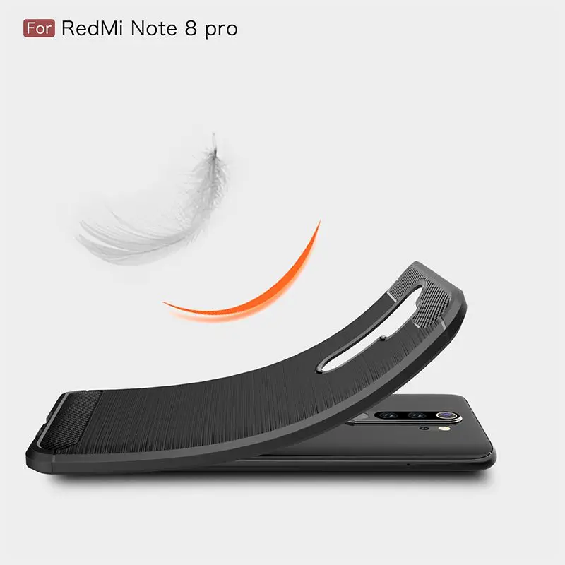 Силиконовый мягкий чехол для Xaomi Redmi Note 8 Pro Чехол из углеродного волокна для Xiaomi Redmi 7 A S2 Note 7 K20 Pro матовый чехол