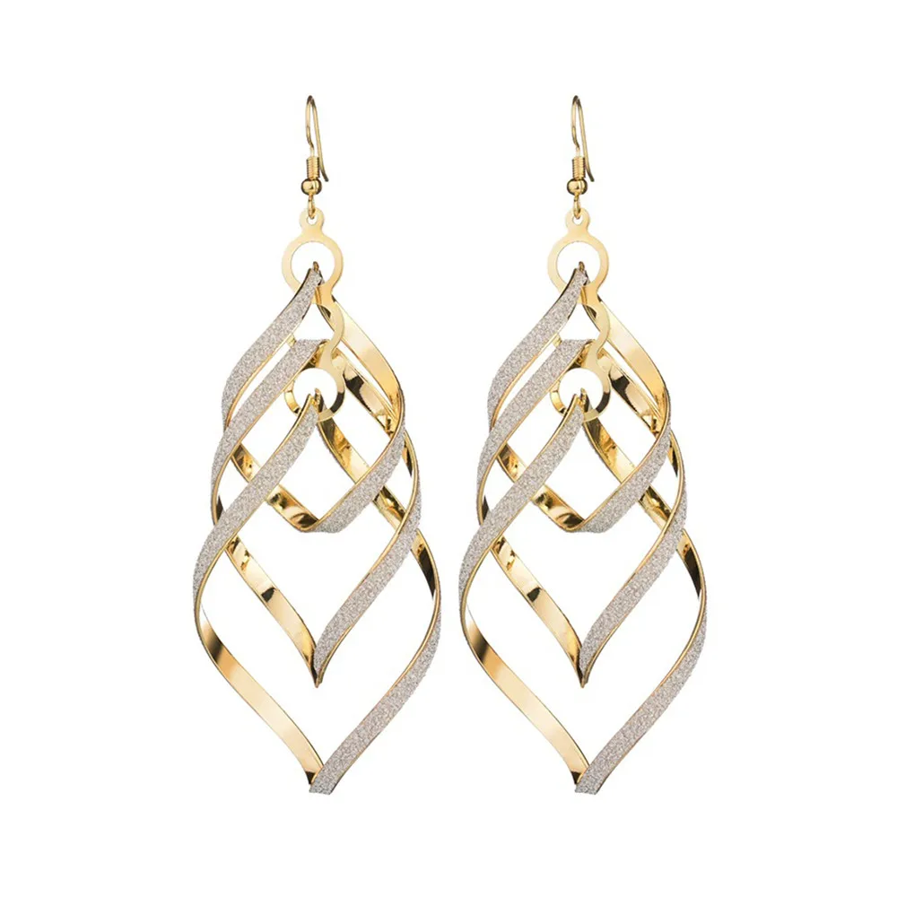 Модные серьги хит продаж индийские болливудские индивидуальные спиральные