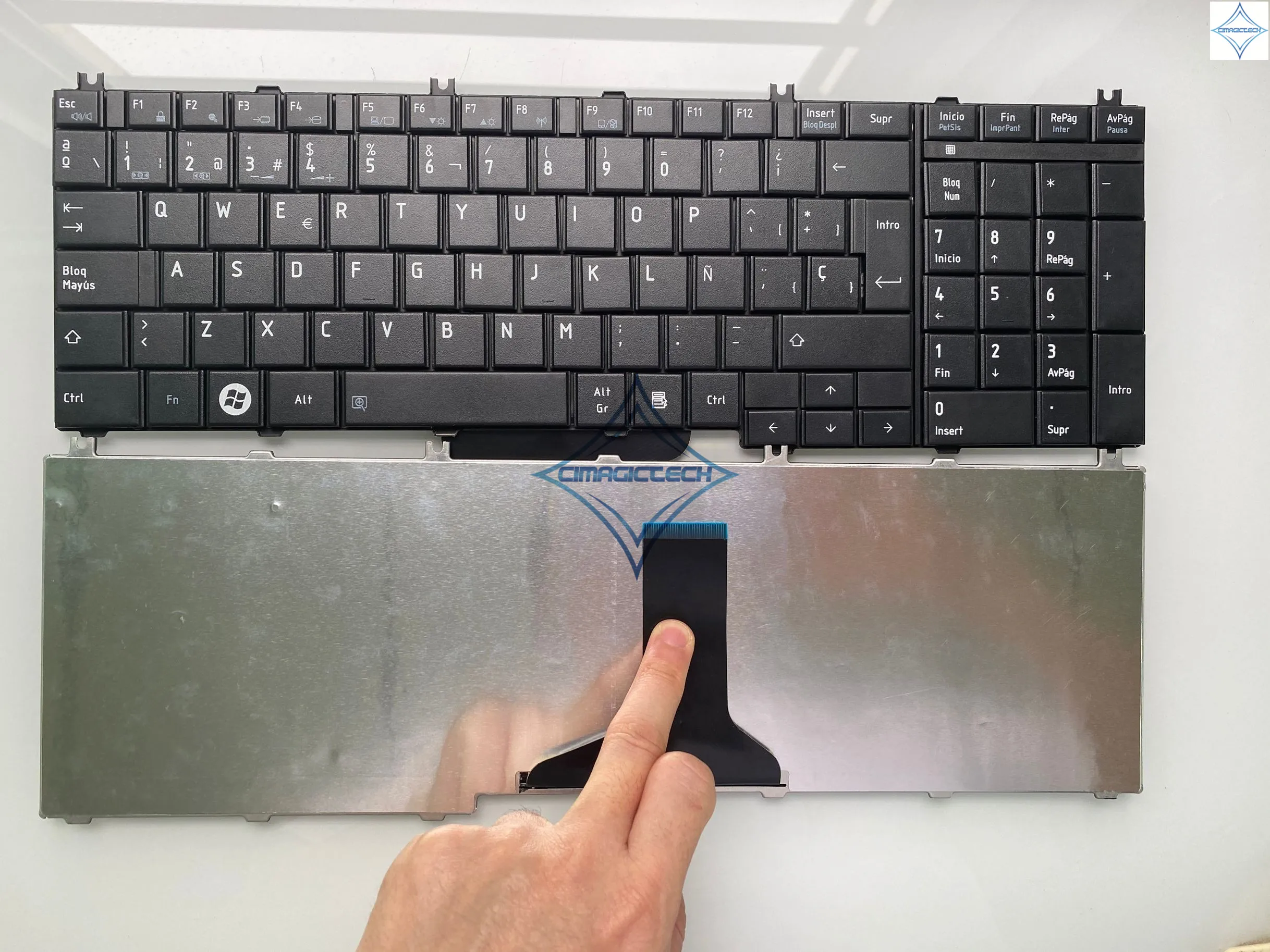 Telecomando Tivùsat Teclado TOSHIBA SATELLITE C650 C655 L650 L655 Español U2013 Guatemala Tastiera Letto - Foto 2