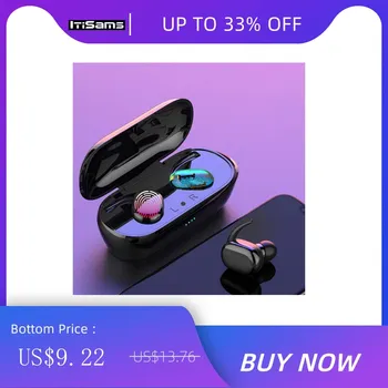 

ItiSams Y30 TWS Earphones Wireless Sport Headsets Earbuds Touch Bluetooth 5.0 Earphones With Microphone For iPhone Xiaomi Huawei