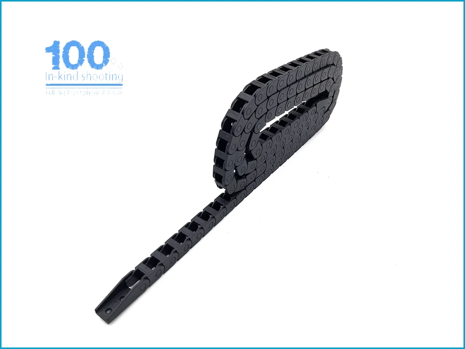 1Meter 5x5mm Wire Carrier Cable Drag Chain For CNC Router Engraving Machine Roller Plastic Transmission Chain Free shipping 17