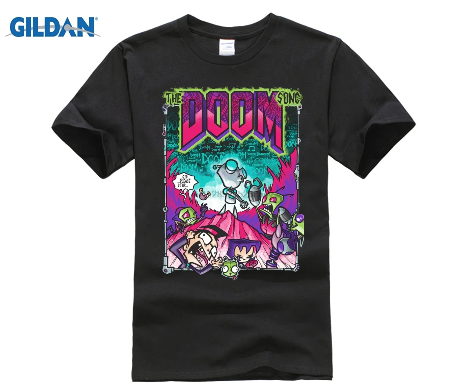 

GIR - The Doom Song Invader Zim Mashup Shirts