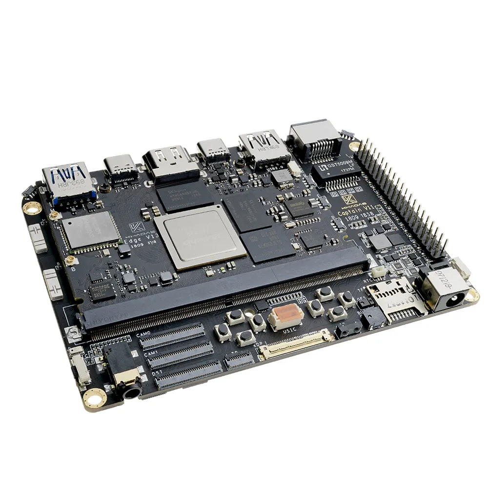 Smartfly Khadas Captain Carrier Board для Edge Rockchip RK3399 ARM SBC/одноплатный компьютер 4 Гб LPDDR4 поддержка Linux Ubuntu